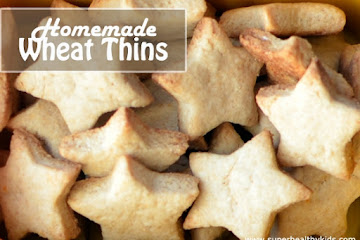 Homemade Wheat Thins For Lunch