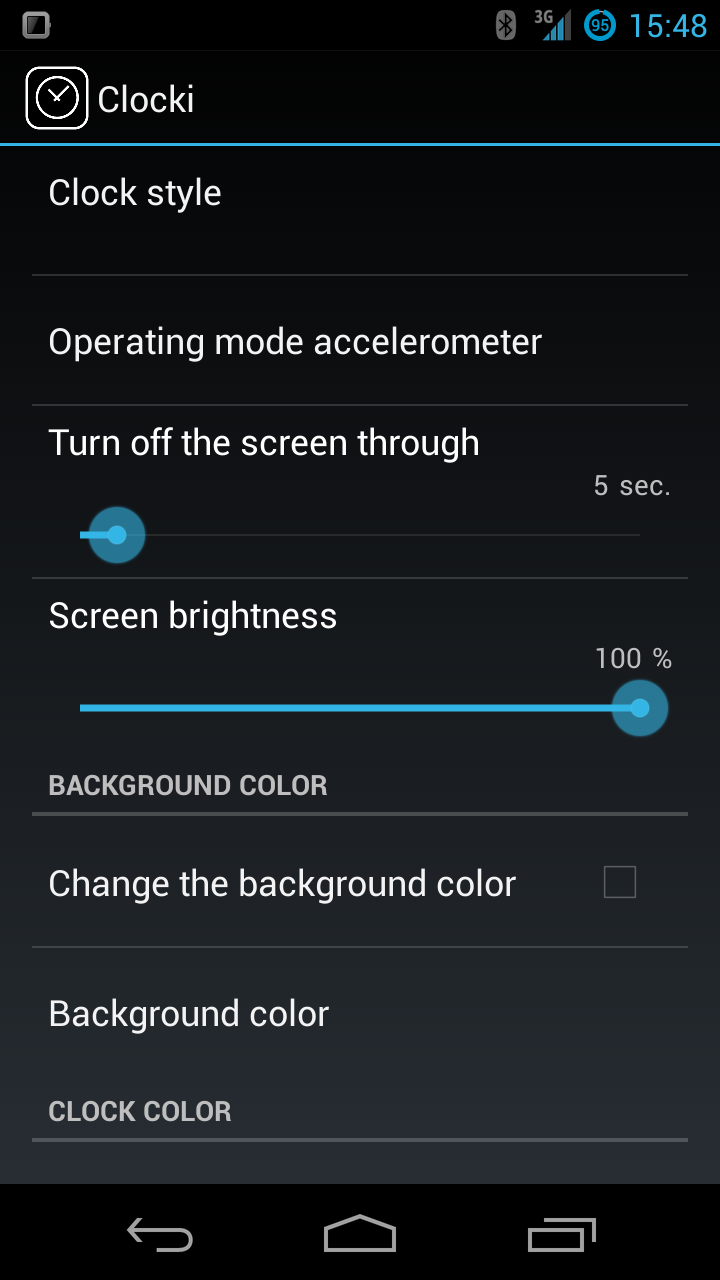 Clocki for SmartWatch Screen 1