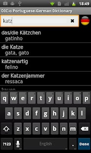 Portuguese-German offline dict Screenshots 0