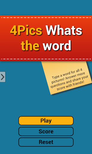 4Pics What's the word