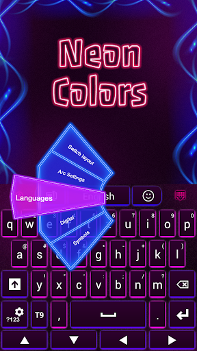 GO Keyboard Neon Colors