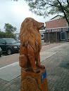 Lion Tree Carving