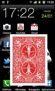 Android application Magic card in mobile screenshot