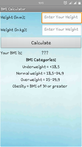 BMI Calculator