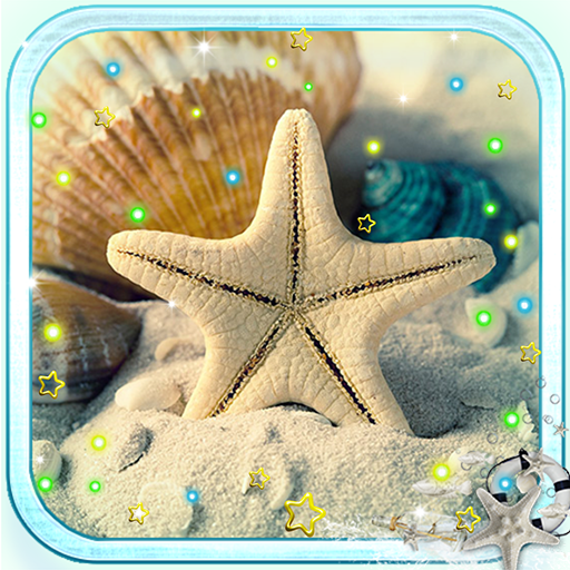 Shells Sea Sand  LWP LOGO-APP點子