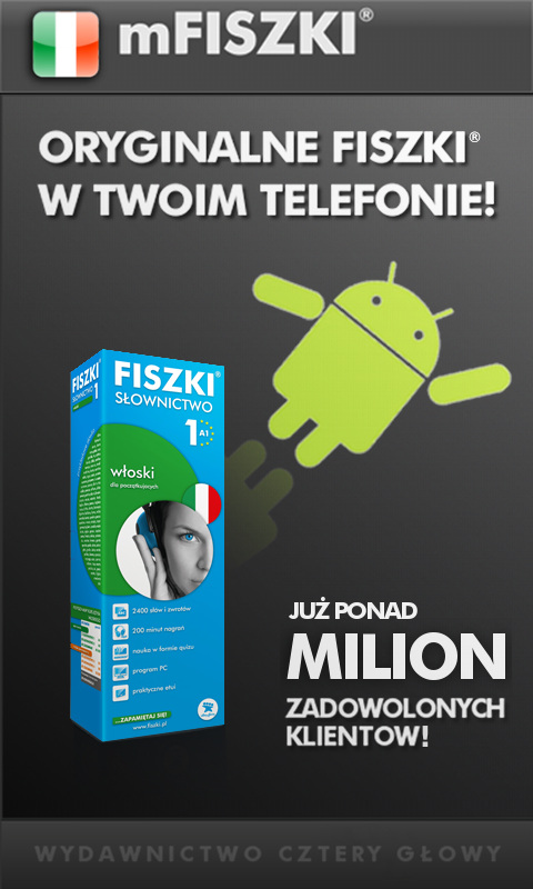 Android application FISZKI Włoski Słownictwo 2 screenshort