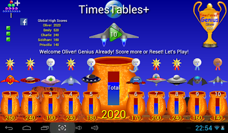 Times Tables +­ poster 9