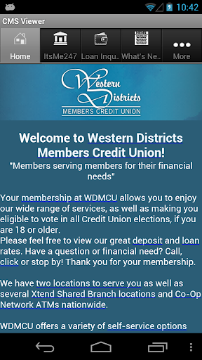 Western Districts Members CU