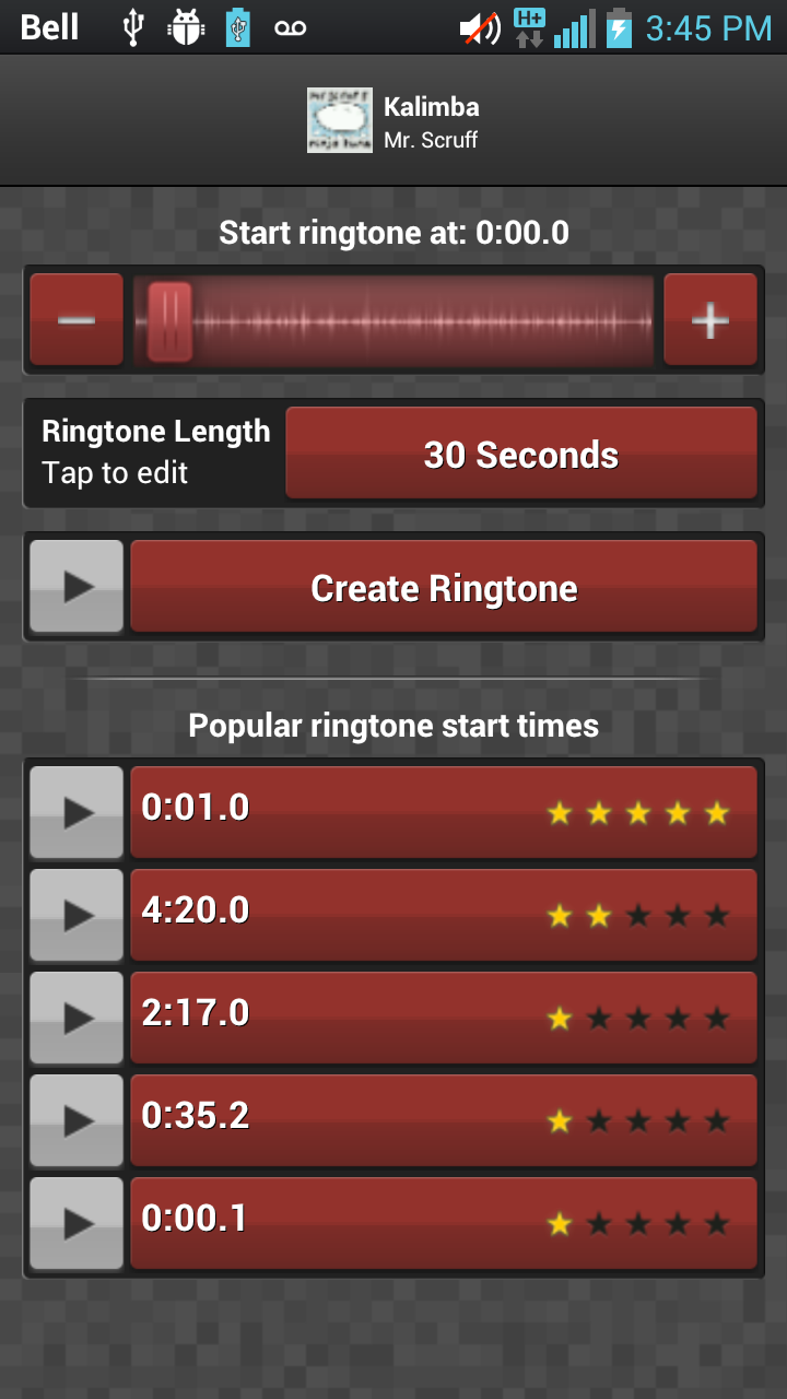 Ringtone Maker Pro Screen 2