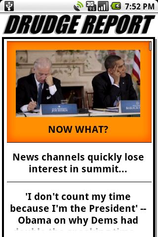 Android application Drudge Report (1.2) screenshort