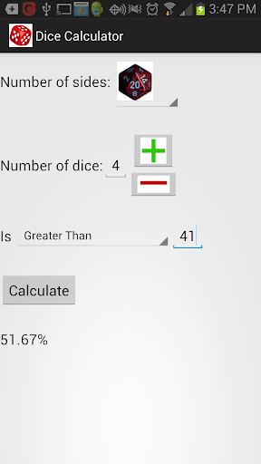 Dice Calculator