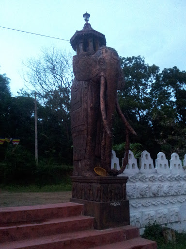 Statue of Elephant Carrying Tooth Relic