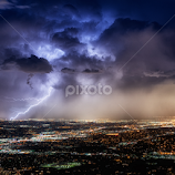 Salt Lake Lightning by Mike Hathenbruck -  