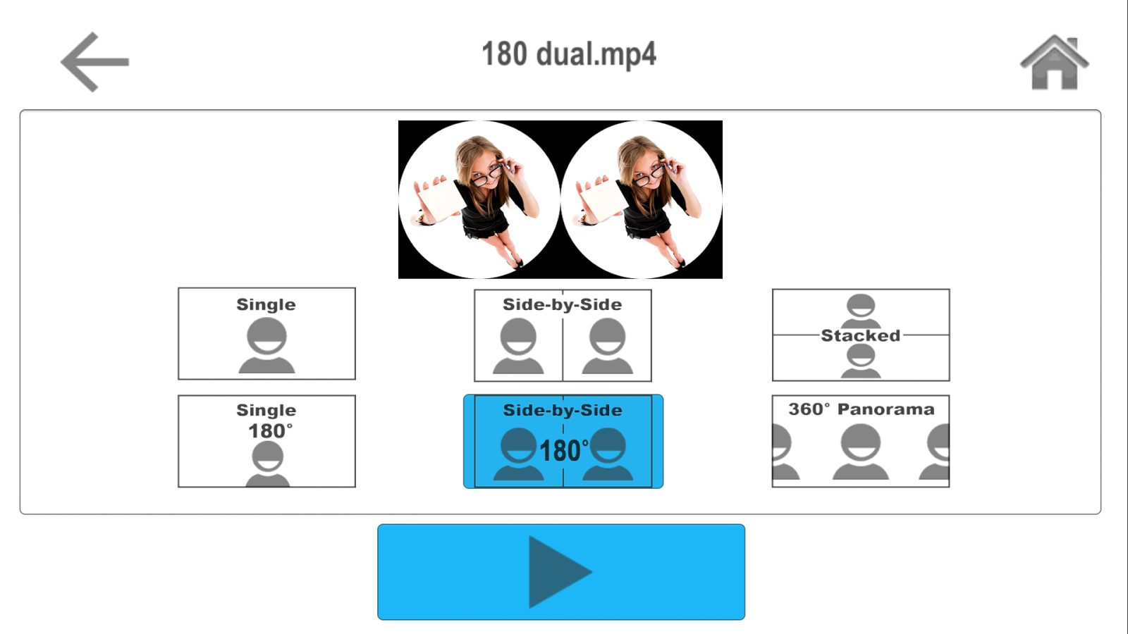   AAA VR Cinema Cardboard 3D SBS – Capture d'écran 