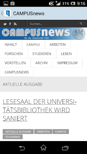 【免費教育App】CampusApp Universität Trier-APP點子