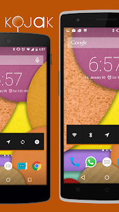 How to mod CM12 Orange Kojak Theme six.b apk for bluestacks