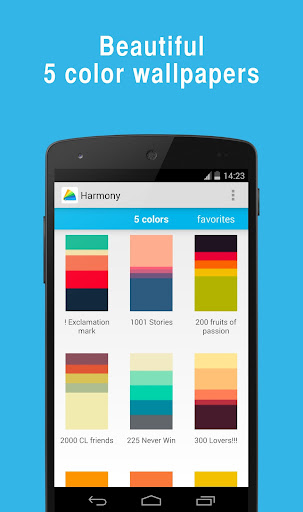 Colored backgrounds: Harmony