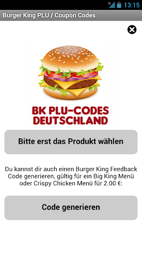 Burger King Coupons Gutscheine