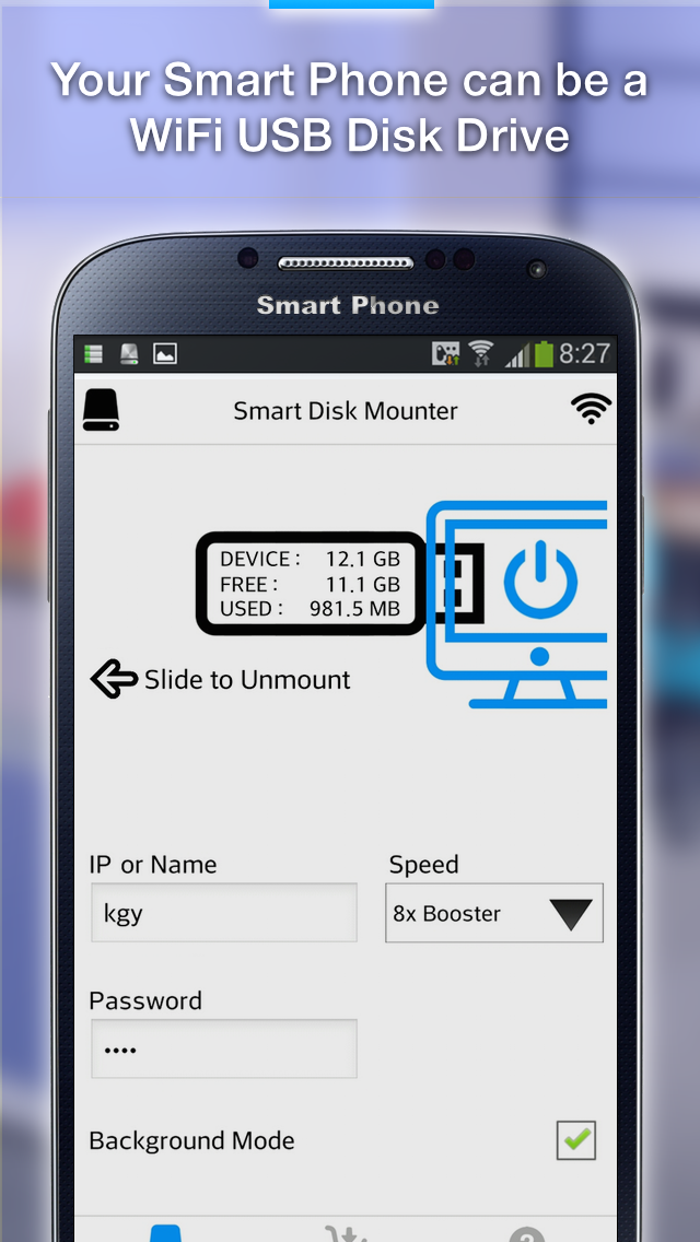WiFi USB Disk - Smart Disk Pro Screen 1