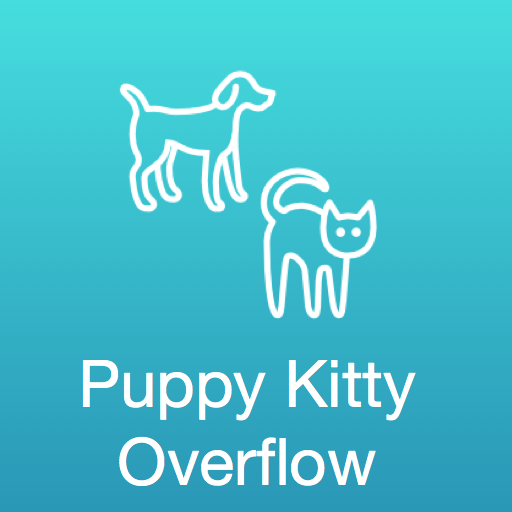 Puppy Kitty Overflow LOGO-APP點子