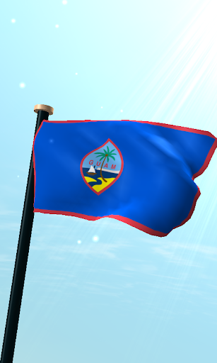 Guam Flag 3D Live Wallpaper