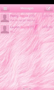 How to install Pink Fur GO SMS Theme 1.1 apk for android