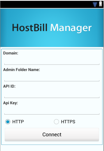 HostBill Manager Screen 1