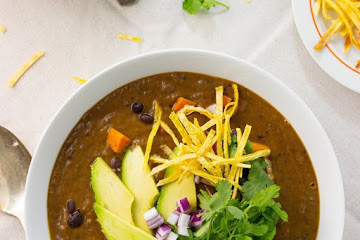 Smokey Black Bean and Sweet Potato Soup