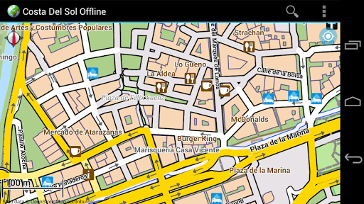 【免費旅遊App】Offline Map Costa del Sol-APP點子