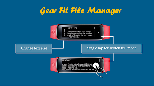 Android application Gear Fit File Manager screenshort