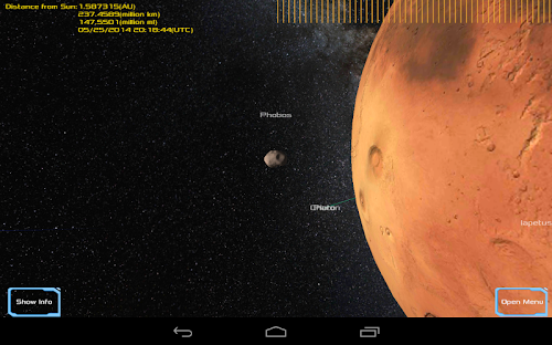 Android application Solar System 3D Pro screenshort