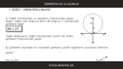 【免費教育App】Çemberde Açı ve Uzunluk-APP點子