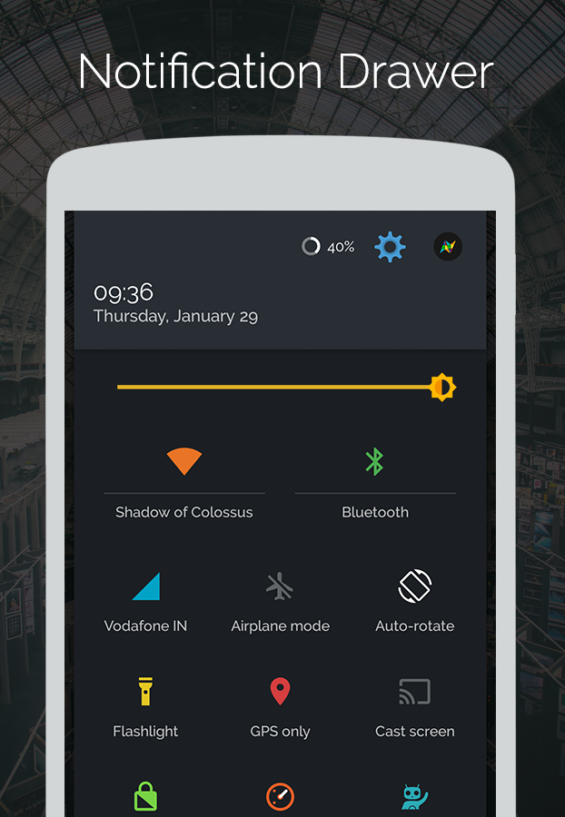 Forto - CM12 Theme - screenshot