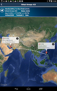 Android application Abu Dhabi Airport Premium screenshot