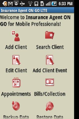 Insurance Agent ON GO PRO Screen 1
