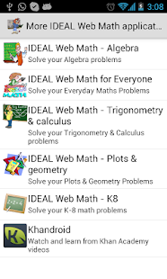 IDEAL Web Math General Math Screenshots 14