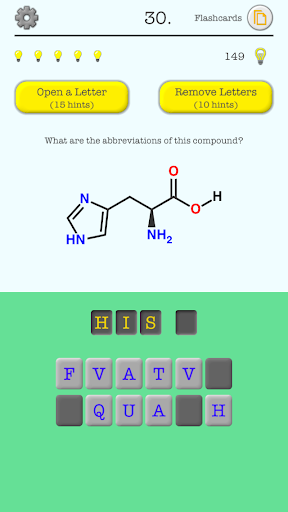 【免費教育App】Amino Acid Structure Quiz/Card-APP點子