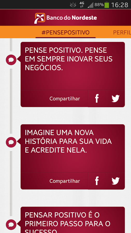    Pense Positivo- screenshot  