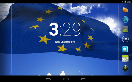 【免費個人化App】3D EU Flag Live Wallpaper-APP點子