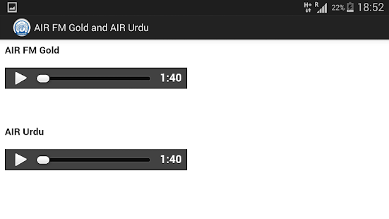AIR FM Gold and AIR Urdu