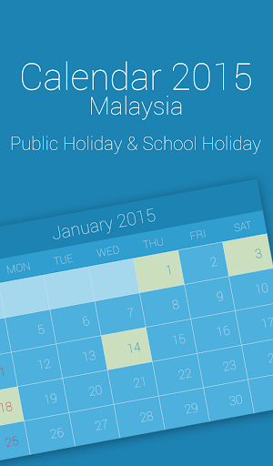 Malaysia Calendar 2015