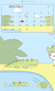 How to download 베베 악어 도돌 캘린더 테마 1.0.0 unlimited apk for pc