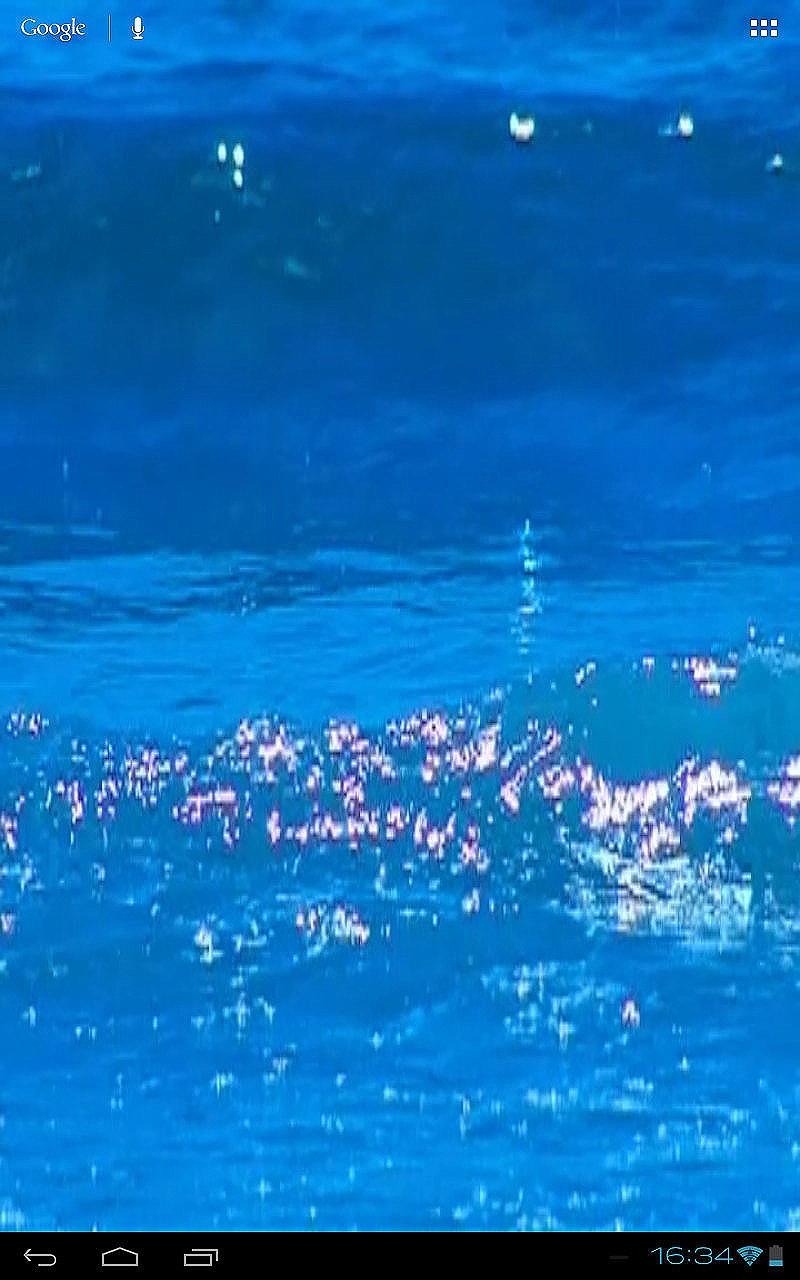 Mesmerizing Wavy Ocean 3D Screen 3