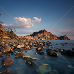 Summer Rocks by Geb Bunado - Landscapes Waterscapes