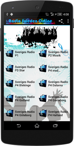 SWEDEN Music Radio Stations