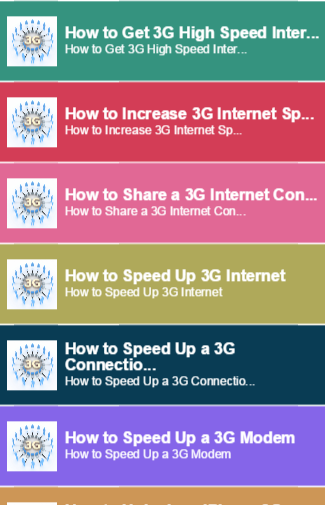 【免費書籍App】Internet 3G For Mobile-APP點子