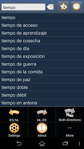 Spanish Dutch dictionary