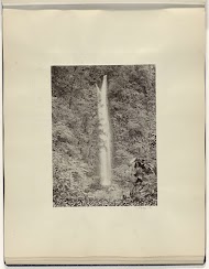 Waterval in een oerwoud, mogelijk op Sumatra