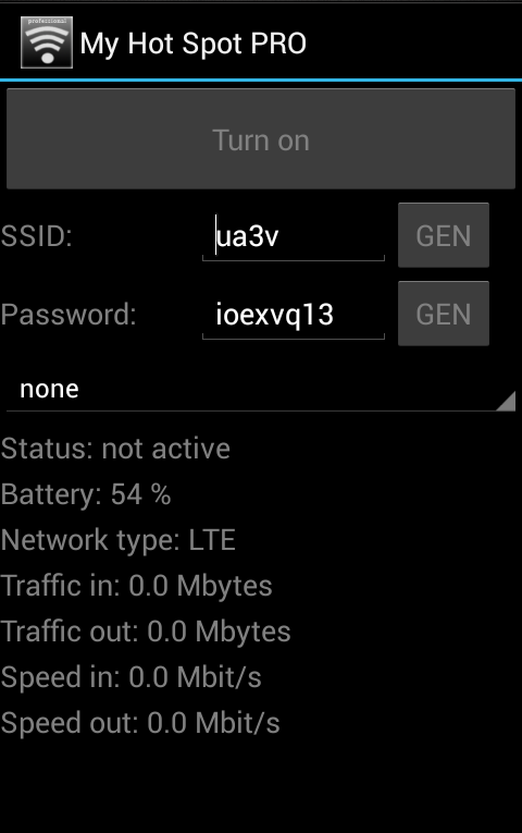 My Hot Spot PRO Screen 1