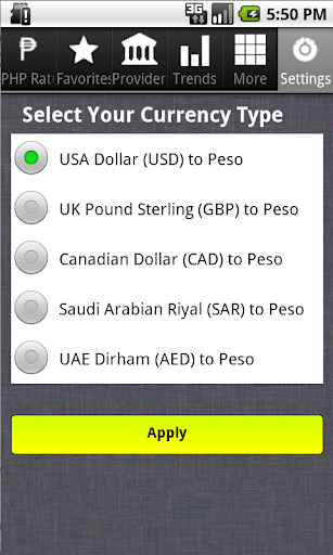 Philippines Peso Exchange Rate